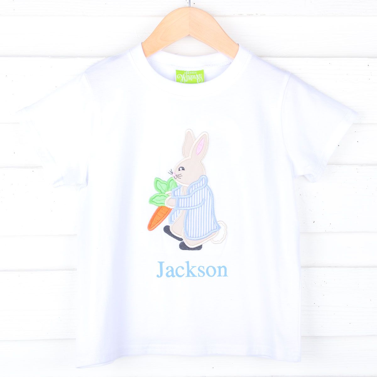 Storybook Rabbit White Short Sleeve Shirt
