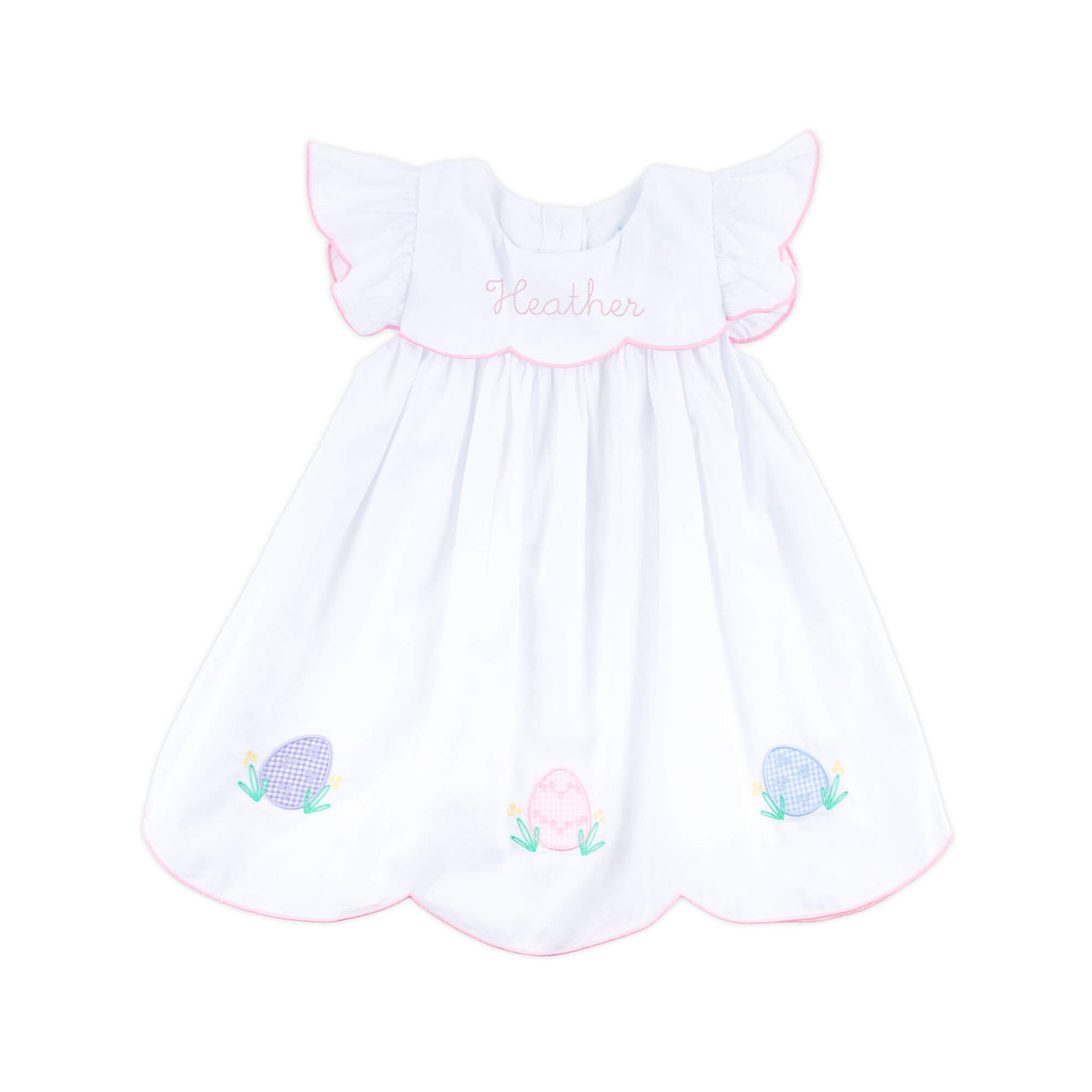 Precious Easter Eggs White Amelia Dress