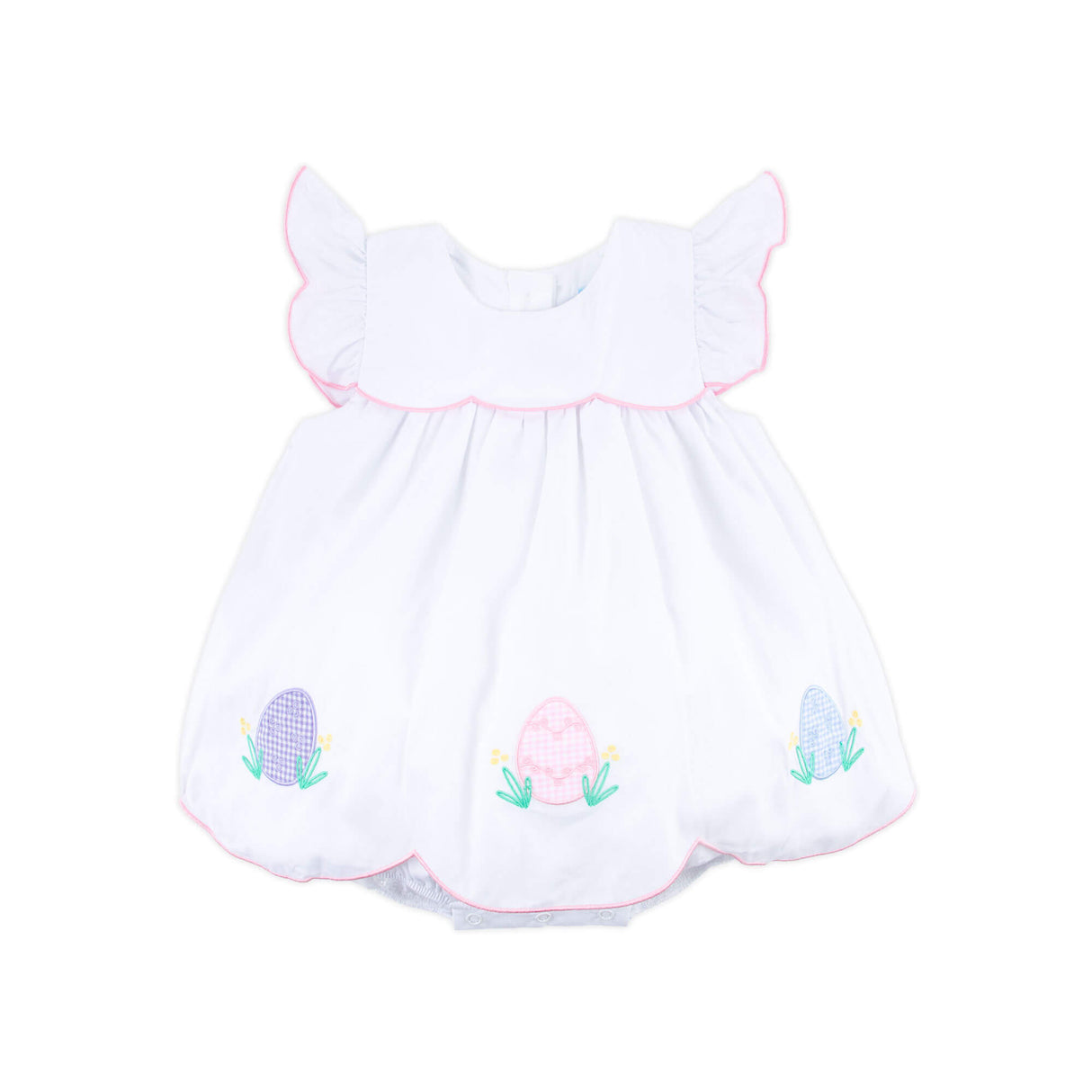 Precious Easter Eggs White Amelia Skirt Bubble