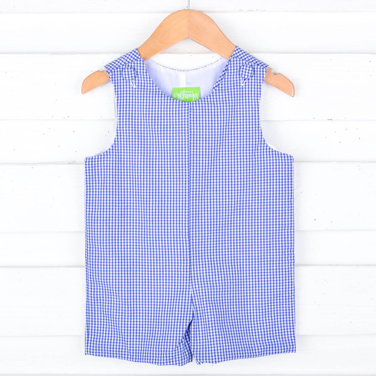 Royal Blue Gingham Jon Jon