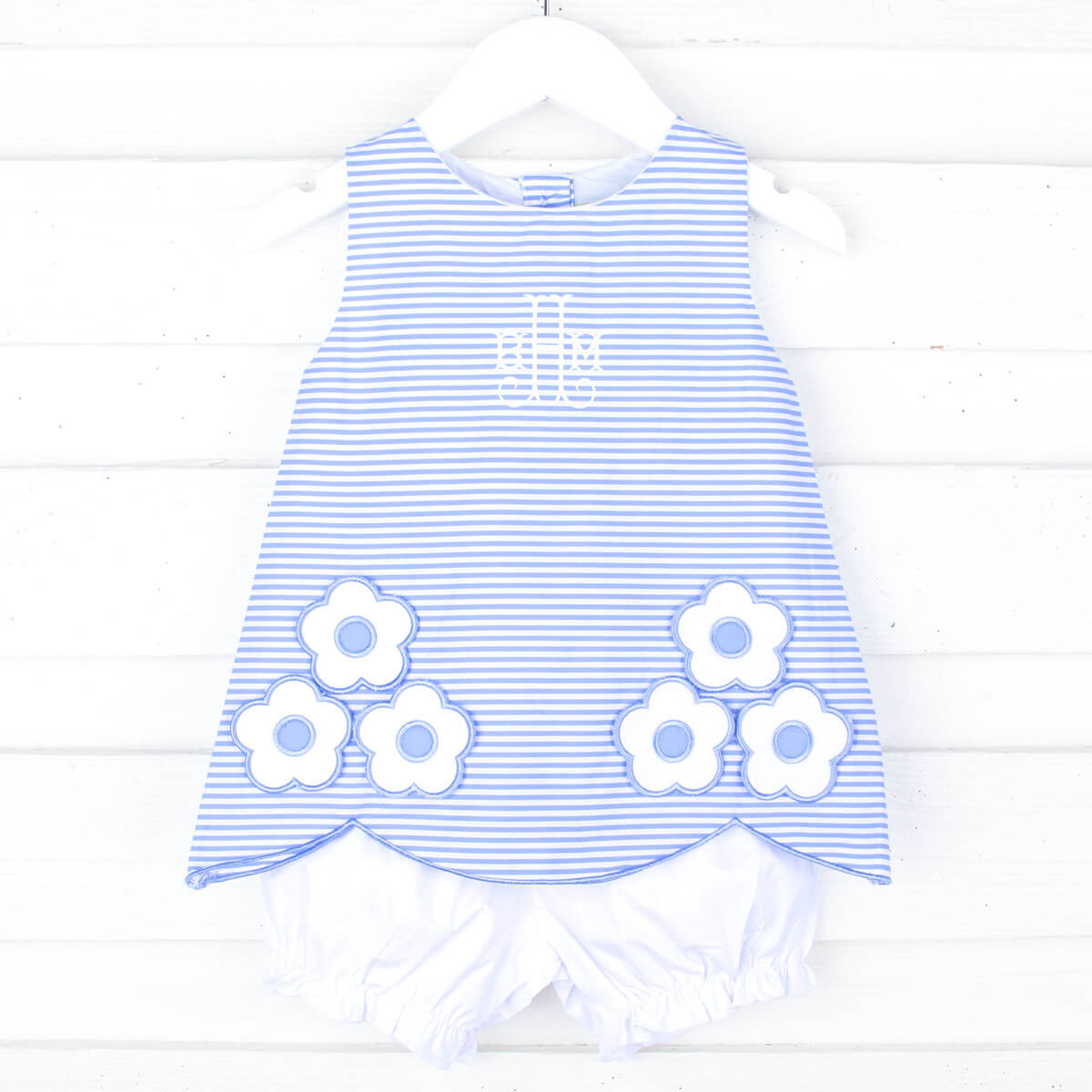 Darling Daisy Blue Hallie Bloomer Set
