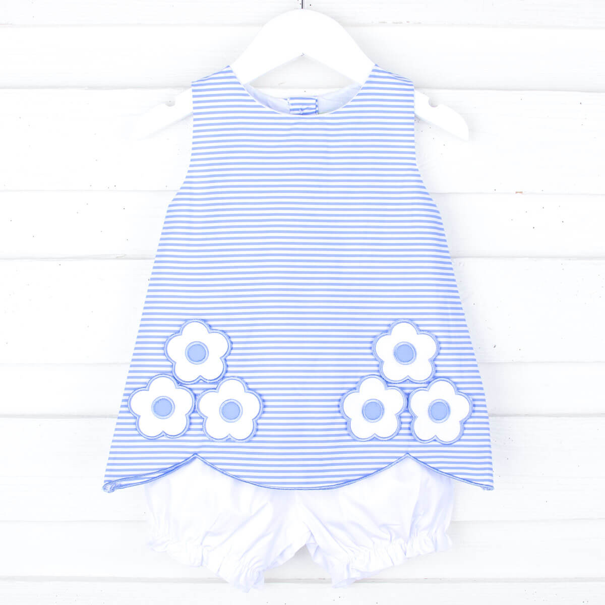 Darling Daisy Blue Hallie Bloomer Set