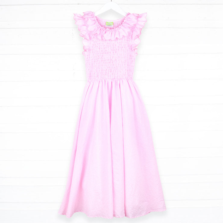 Pink Gingham Zoe Mom Dress