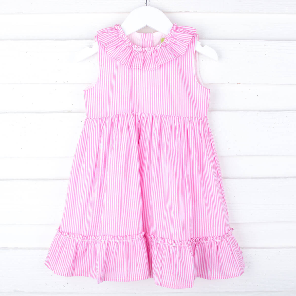 Spring Pink Stripe Allison Dress