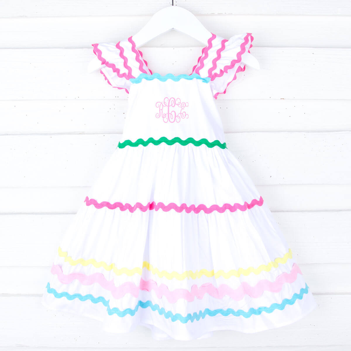 Rainbow Ric Rac Callie Dress
