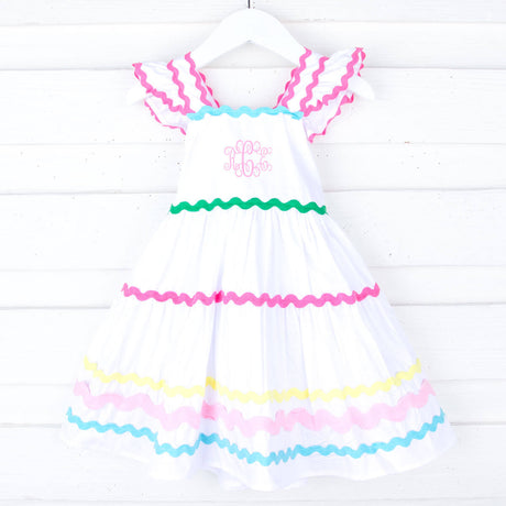 Rainbow Ric Rac Callie Dress