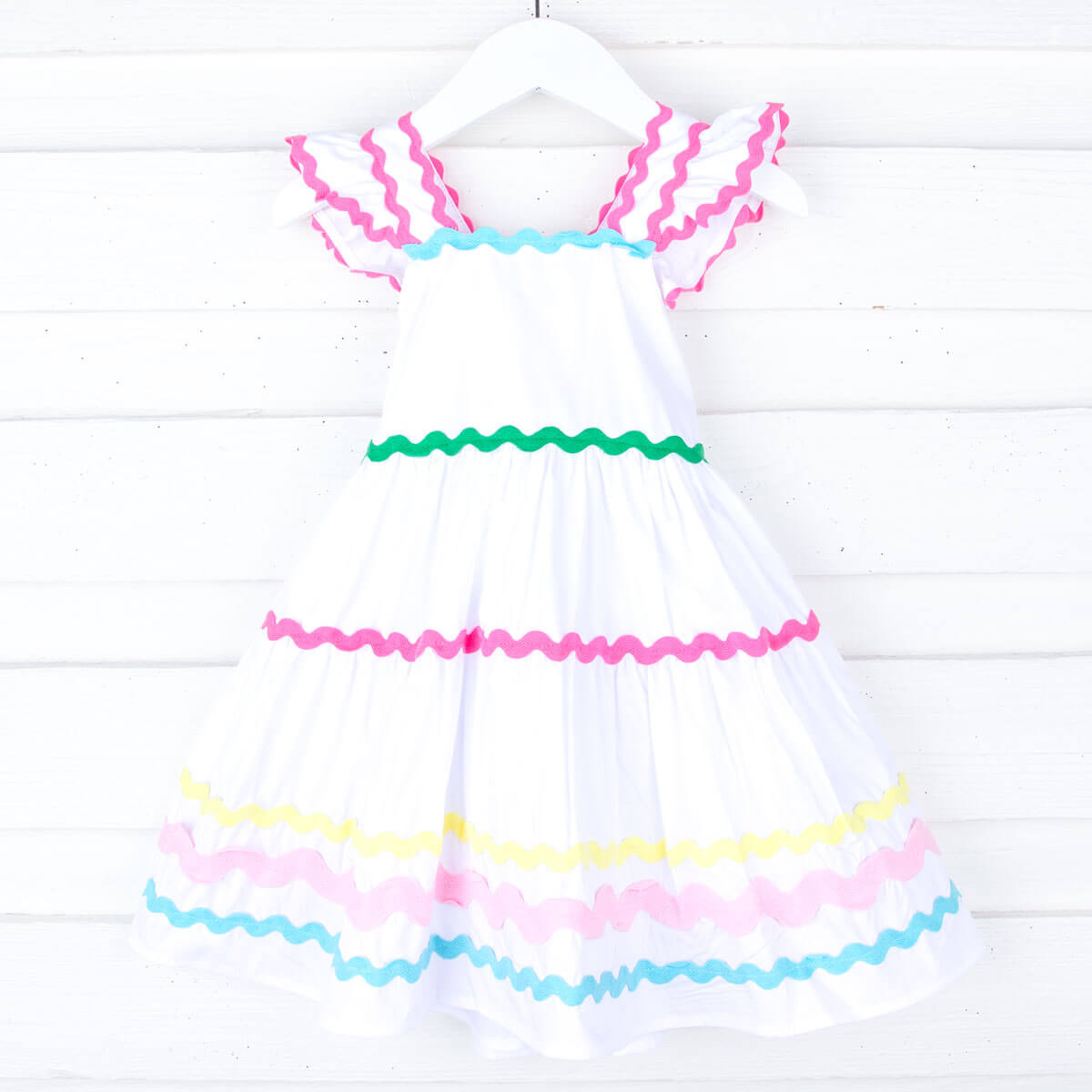 Rainbow Ric Rac Callie Dress