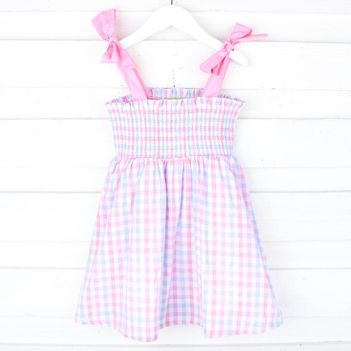 Pastel Check Aurora Dress