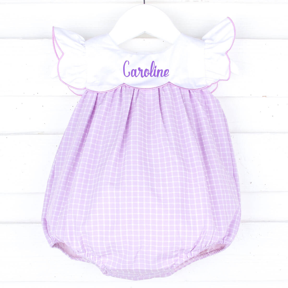 Lavender Windowpane Amelia Bubble