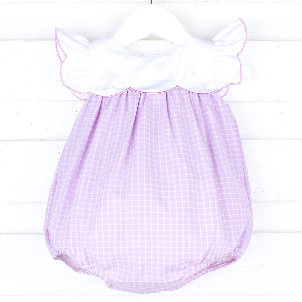 Lavender Windowpane Amelia Bubble