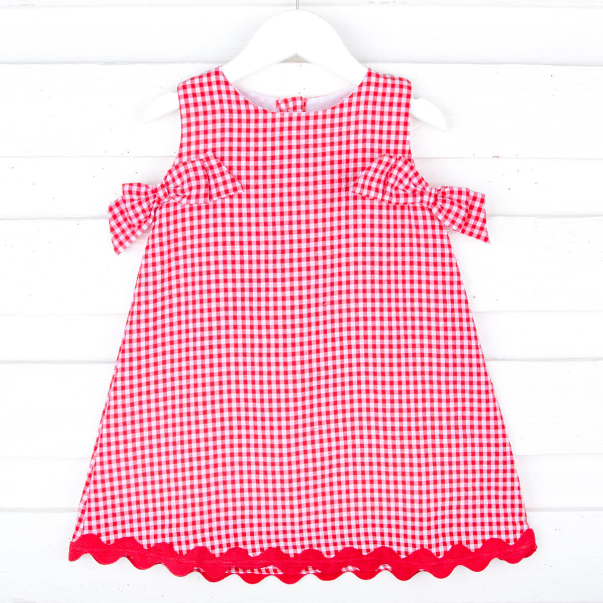 Red Gingham Eleanor Dress