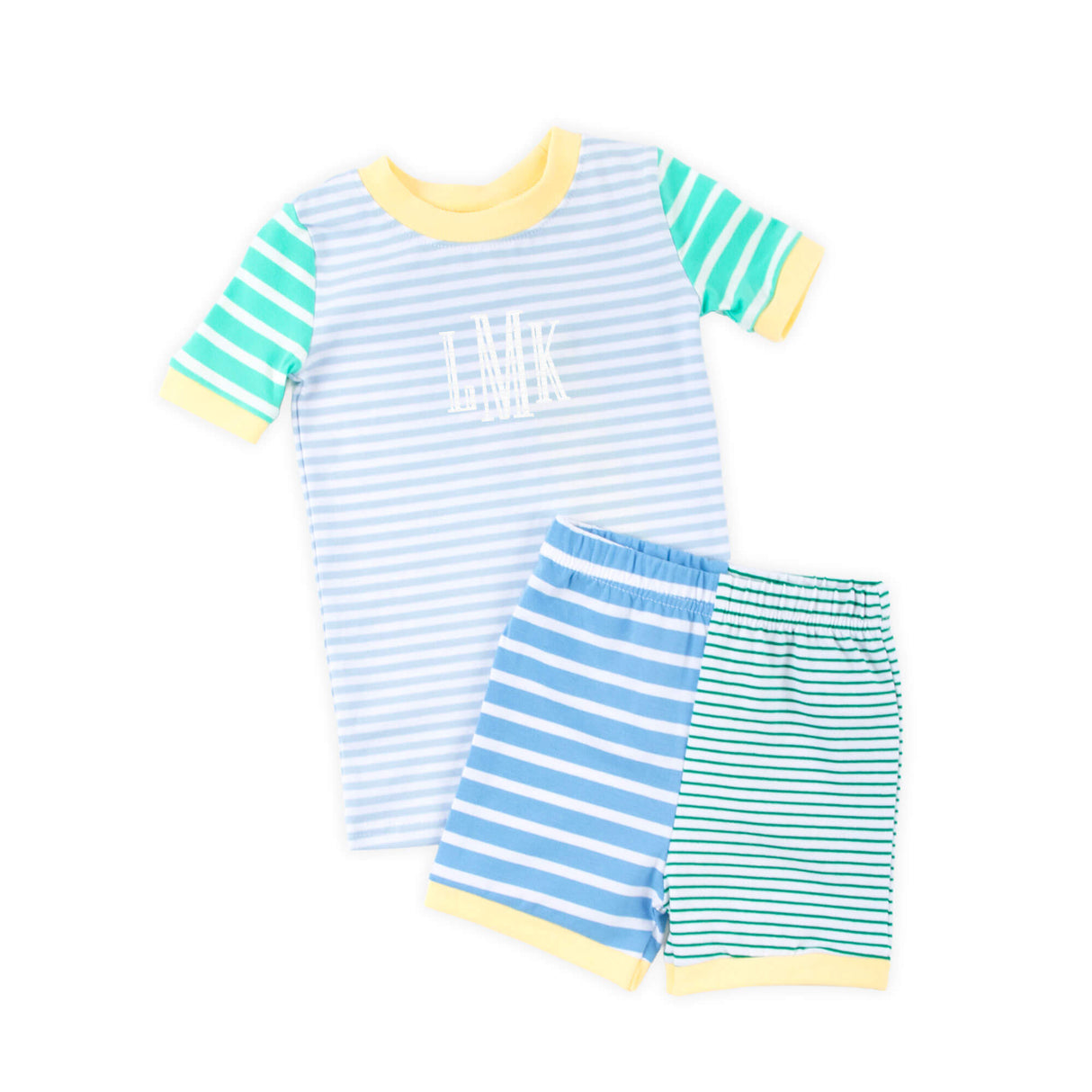 Colorblock Boy Short Pajamas