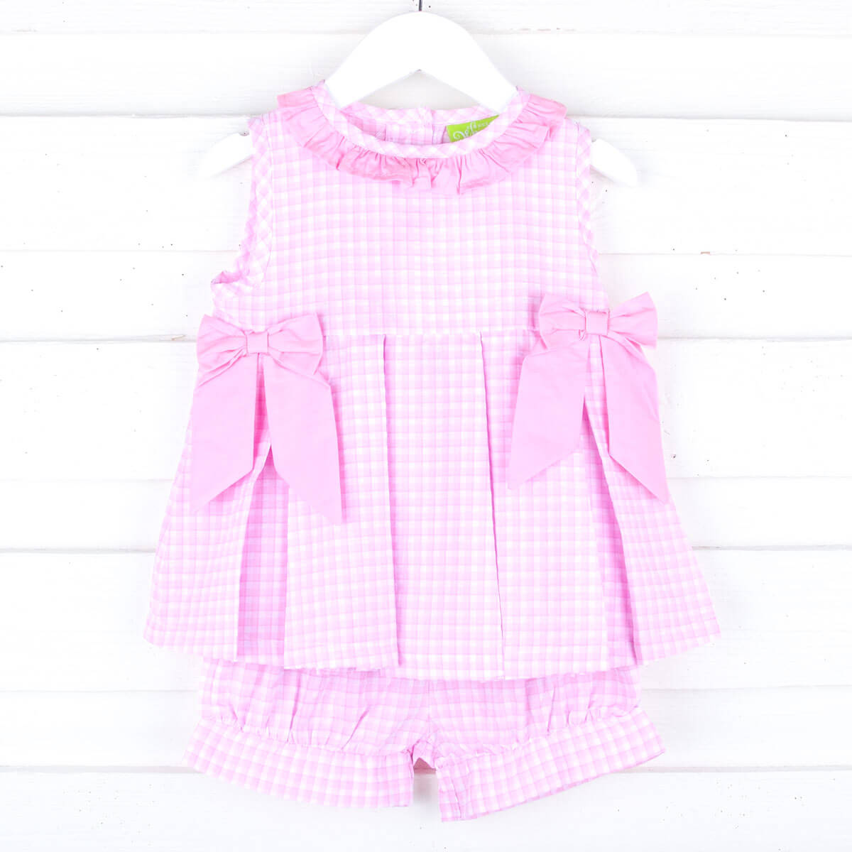 Hilton Head Plaid Pink Eloise Short Set