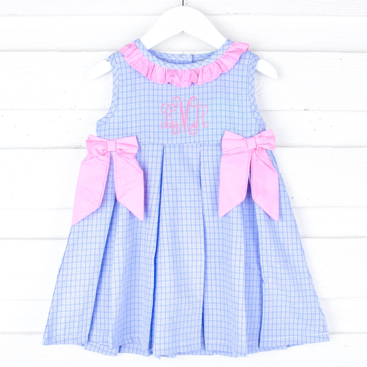 Camden Plaid Blue Eloise Dress