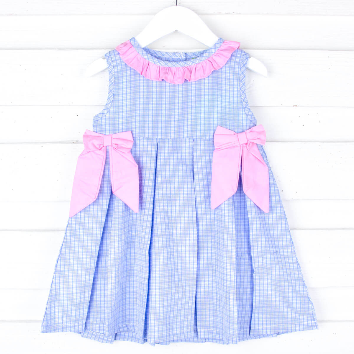Camden Plaid Blue Eloise Dress