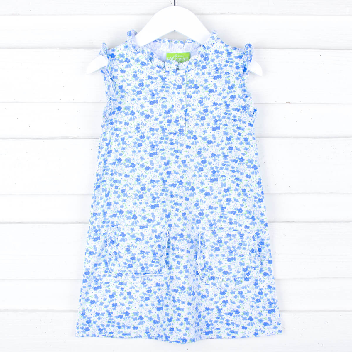 Blue Floral Nicole Dress