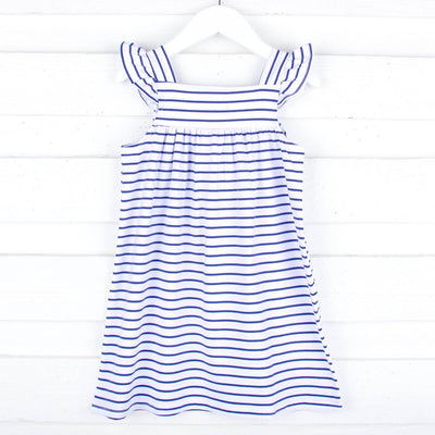 Navy Stripe Amy Dress