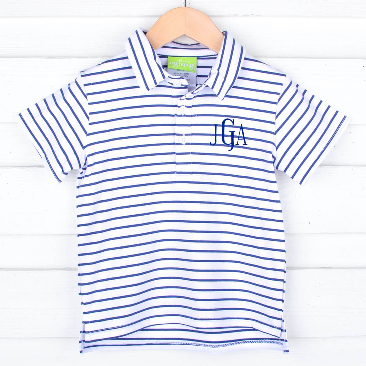 Navy Stripe Polo