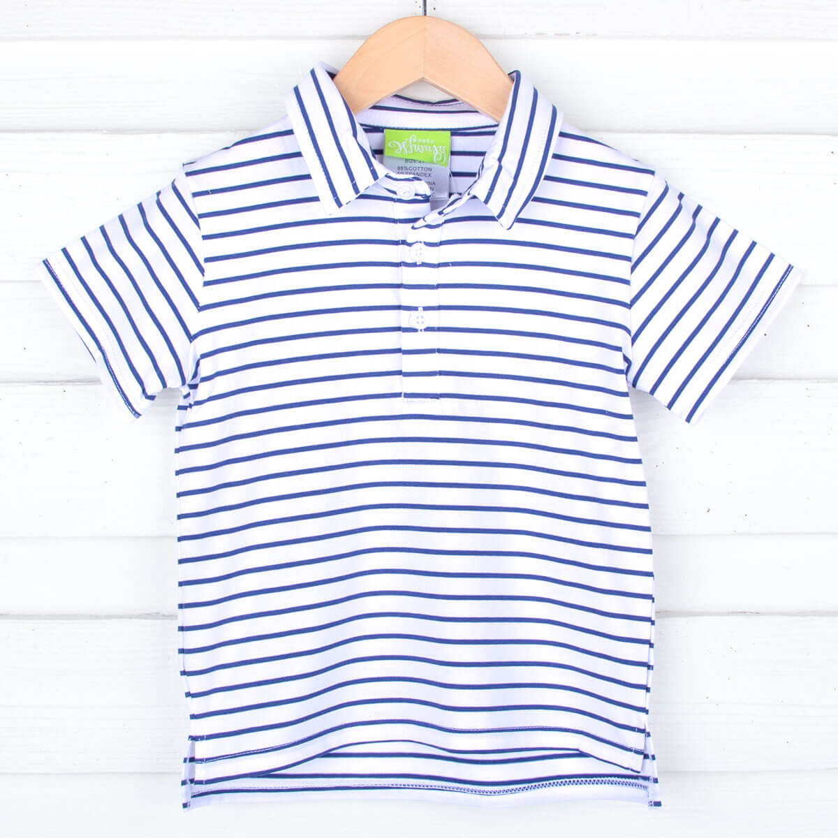 Navy Stripe Polo