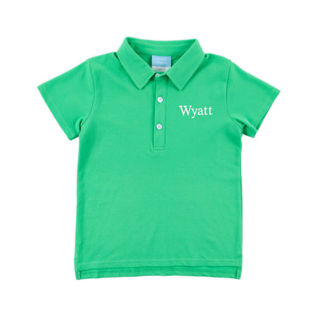 Solid Pique Polo Shirt Green