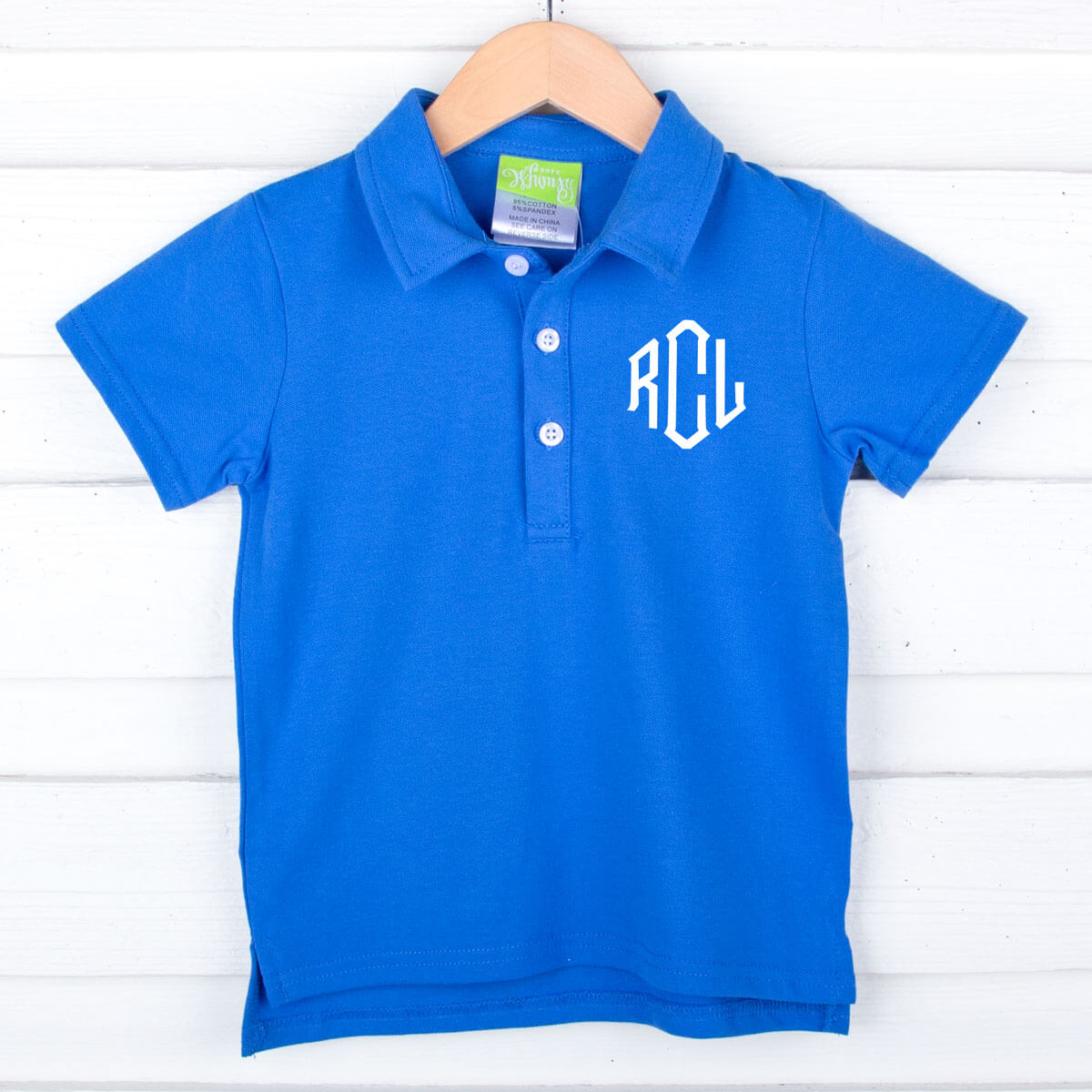 Solid Pique Polo Shirt Royal