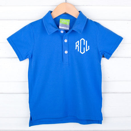 Solid Pique Polo Shirt Royal