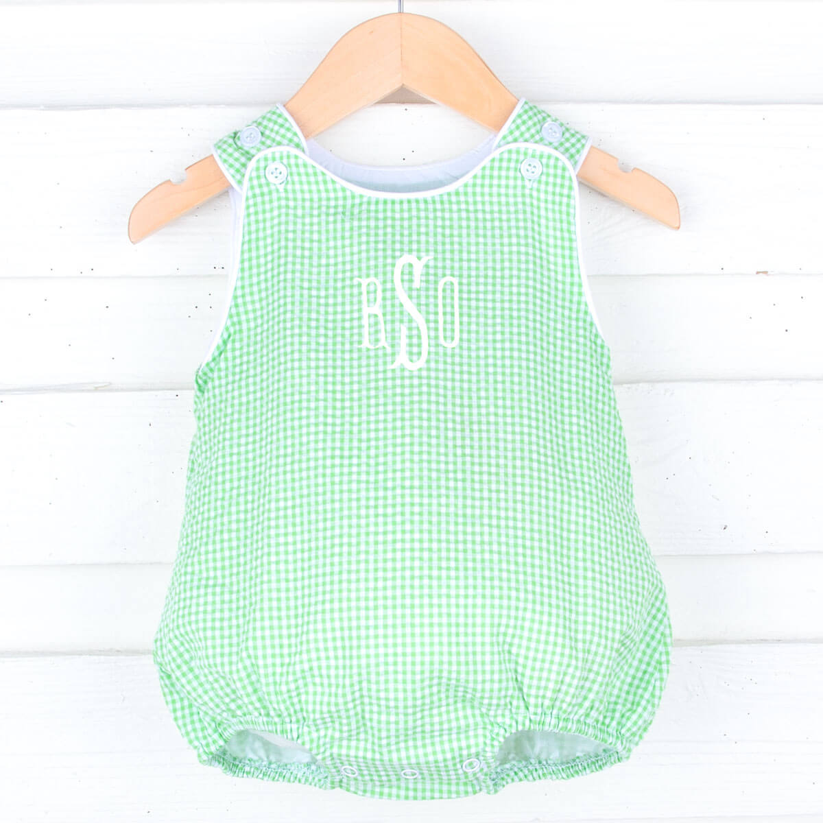 Green Seersucker Sun Bubble