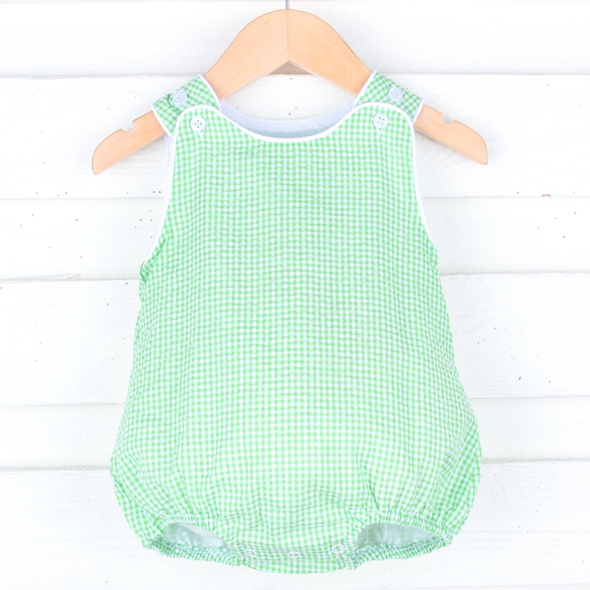 Green Seersucker Sun Bubble