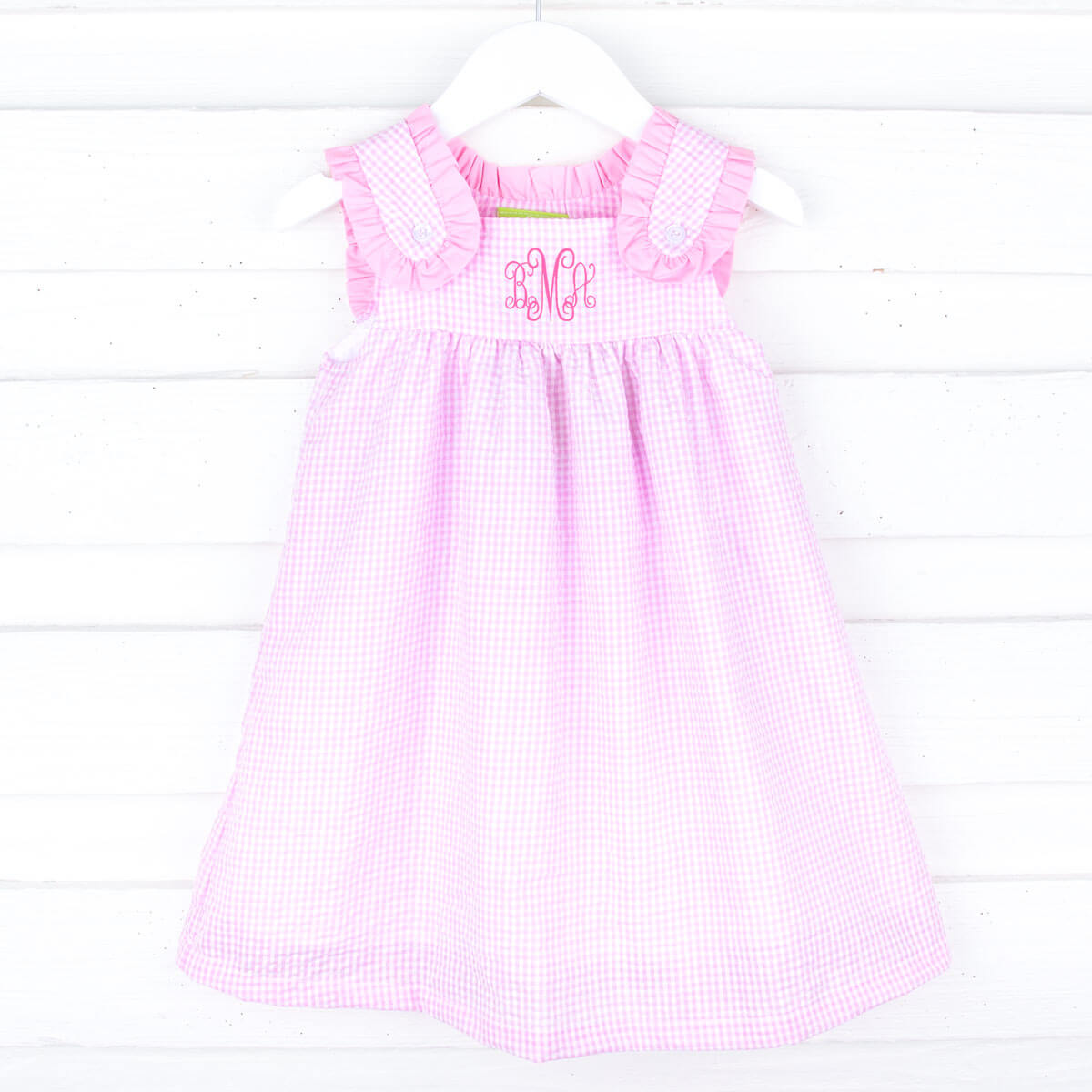 Pink Seersucker Lulu Dress