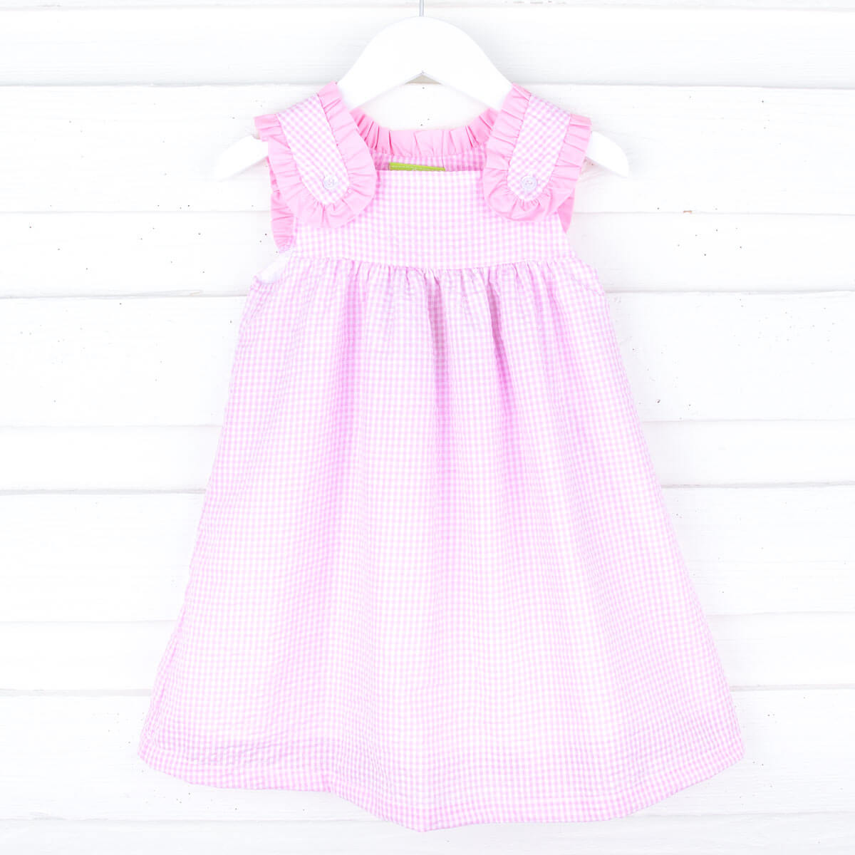 Pink Seersucker Lulu Dress