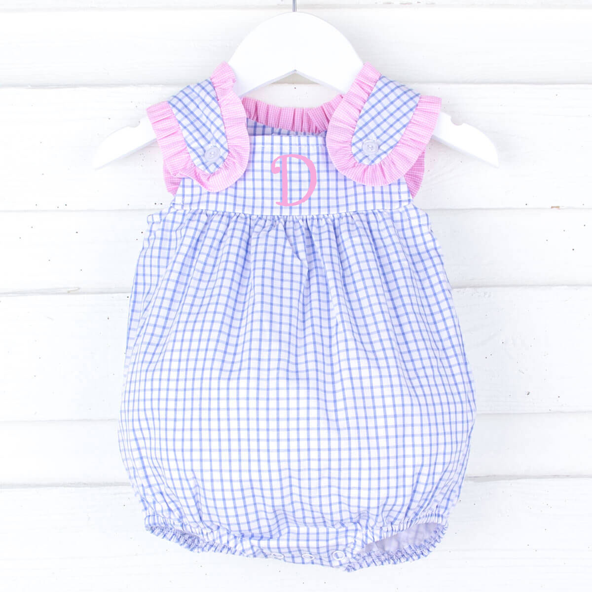 Light Blue Windowpane Lulu Bubble