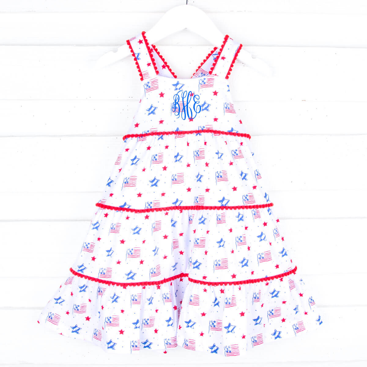 Flag Print Callie Dress