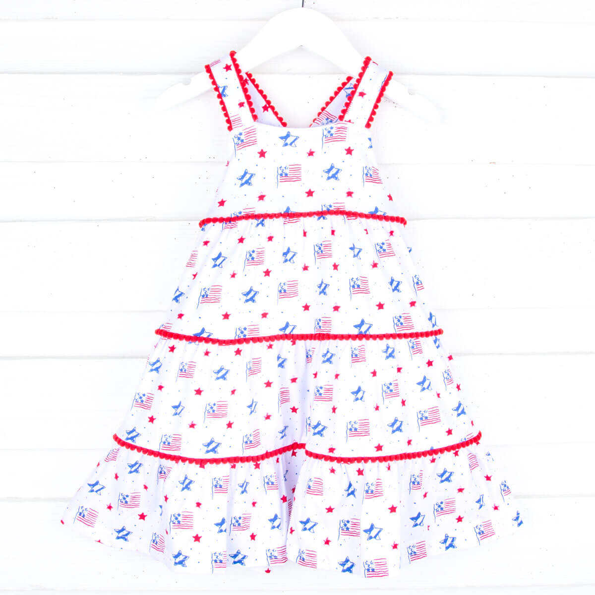 Flag Print Callie Dress