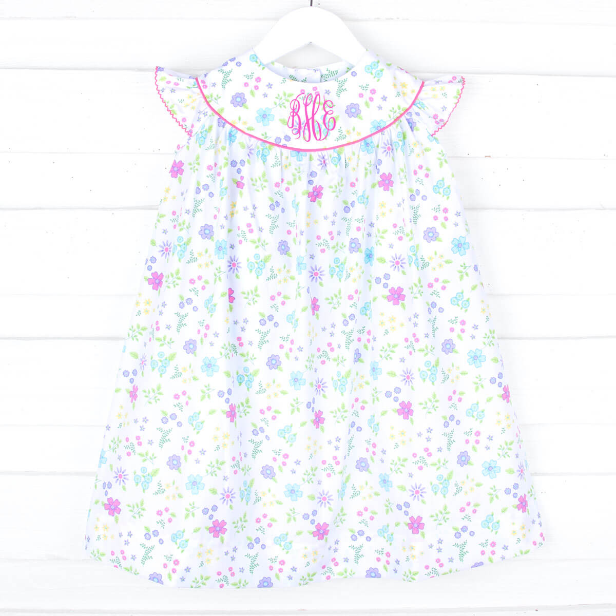 Purple Floral Garden Lucy Dress