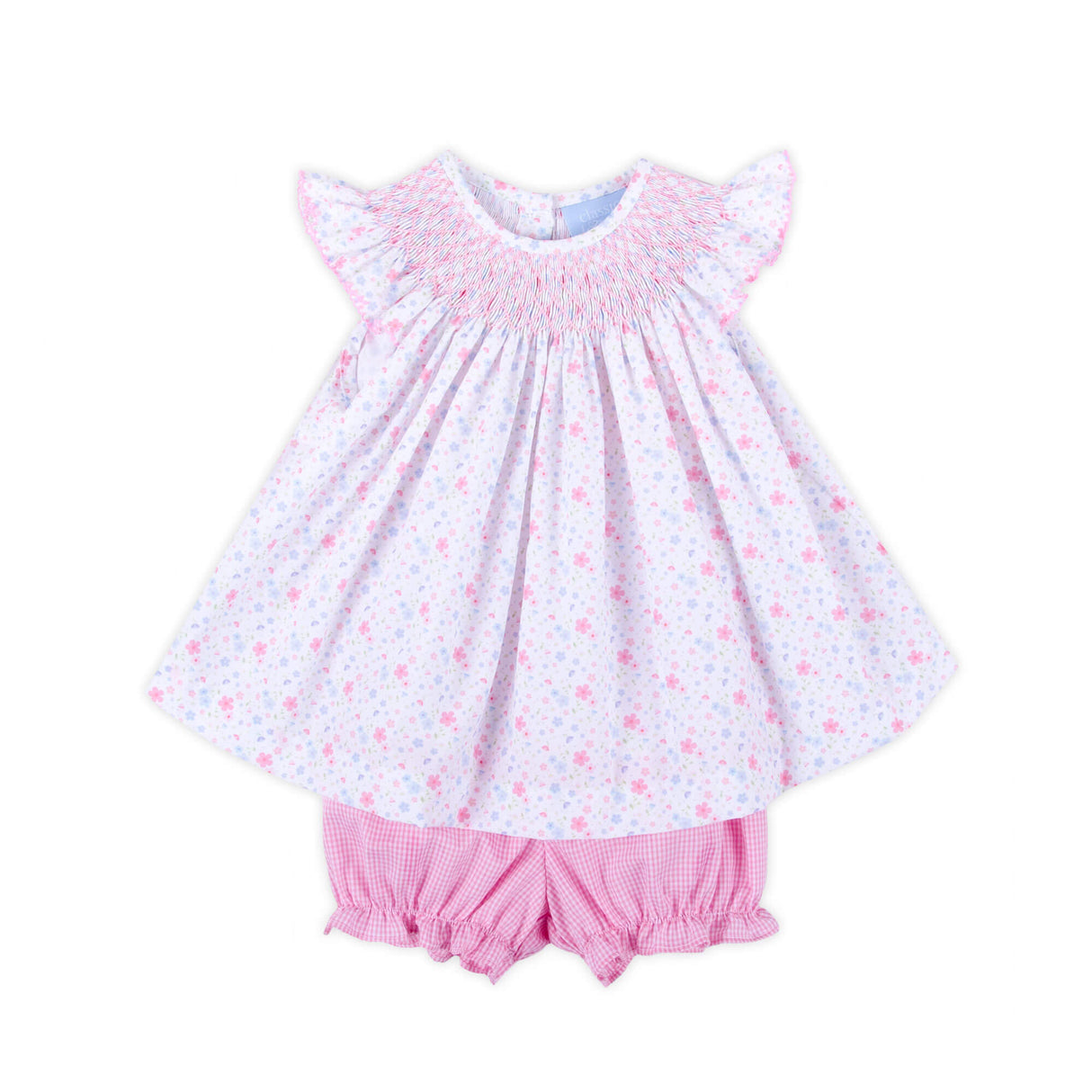 Flower Garden Smocked Bloomer Set