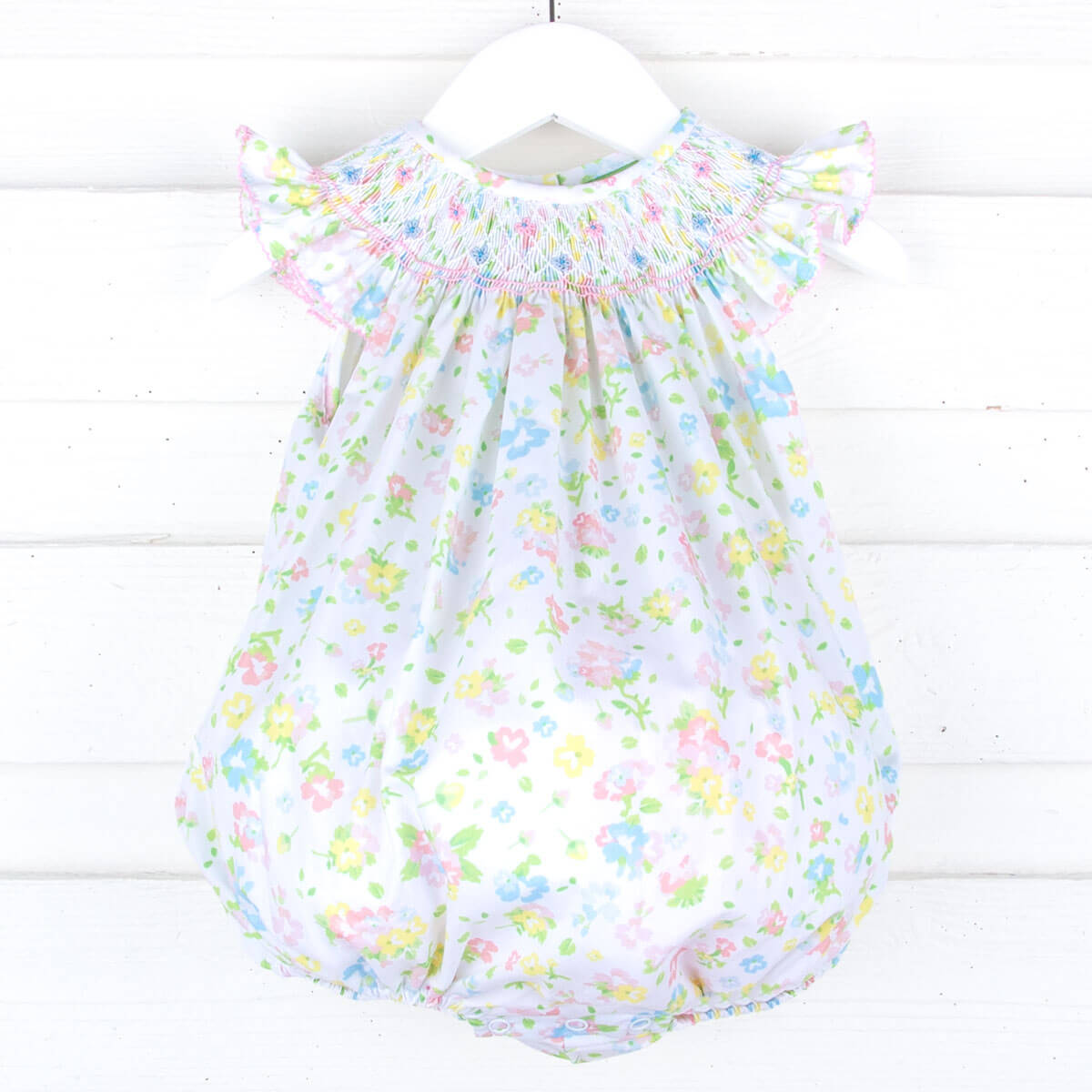 Majorelle Garden Smocked Angel Sleeve Bubble