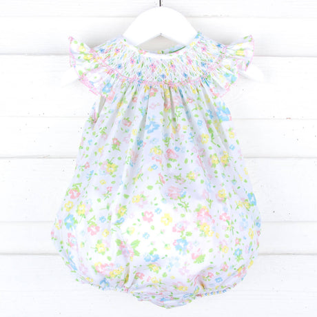 Majorelle Garden Smocked Angel Sleeve Bubble