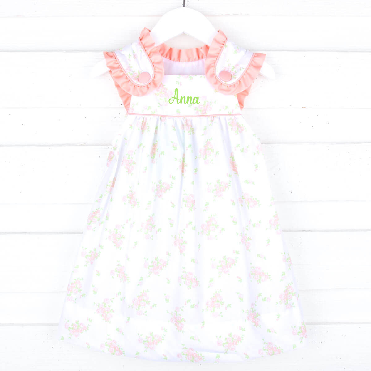 Eden Garden Peach Lulu Dress