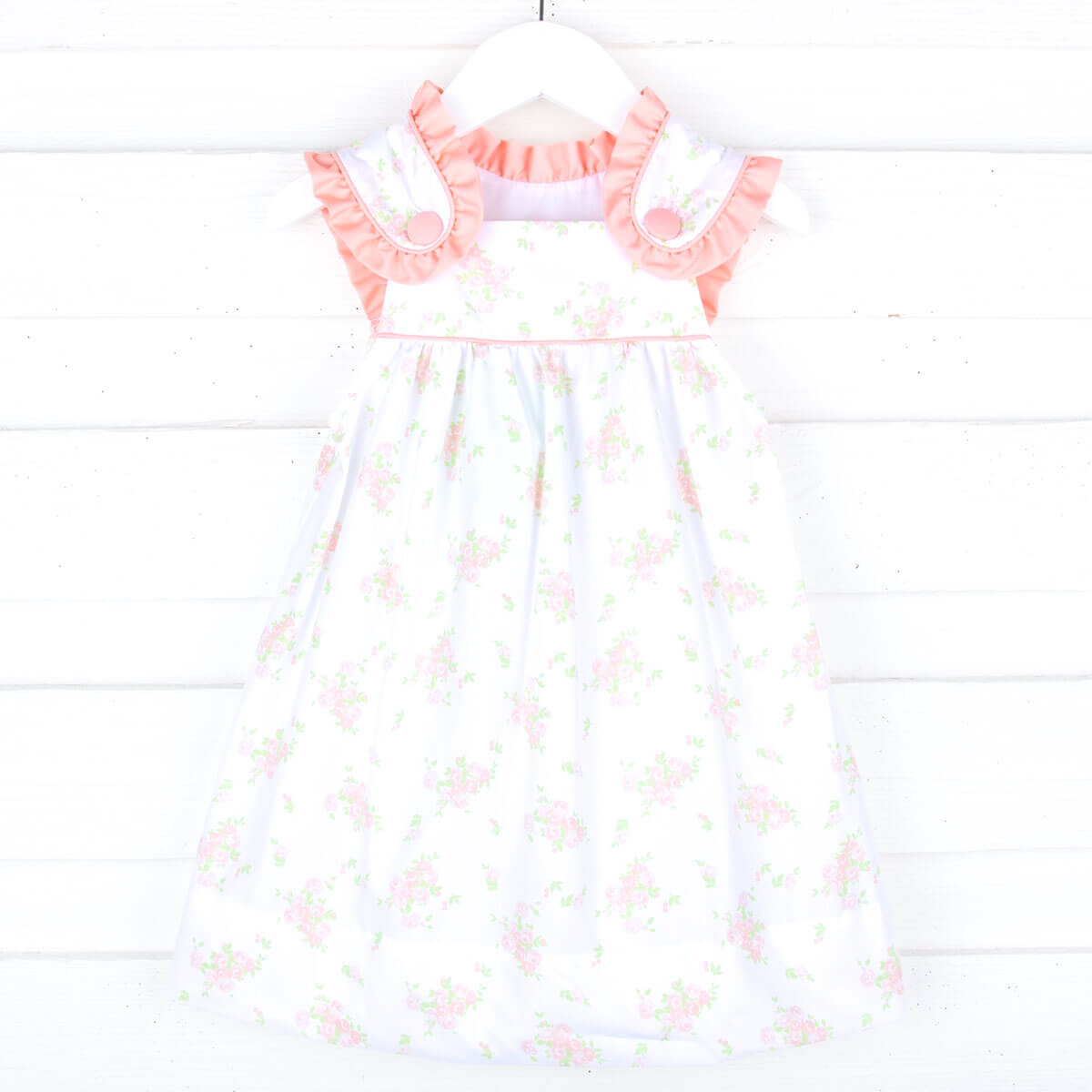 Eden Garden Peach Lulu Dress