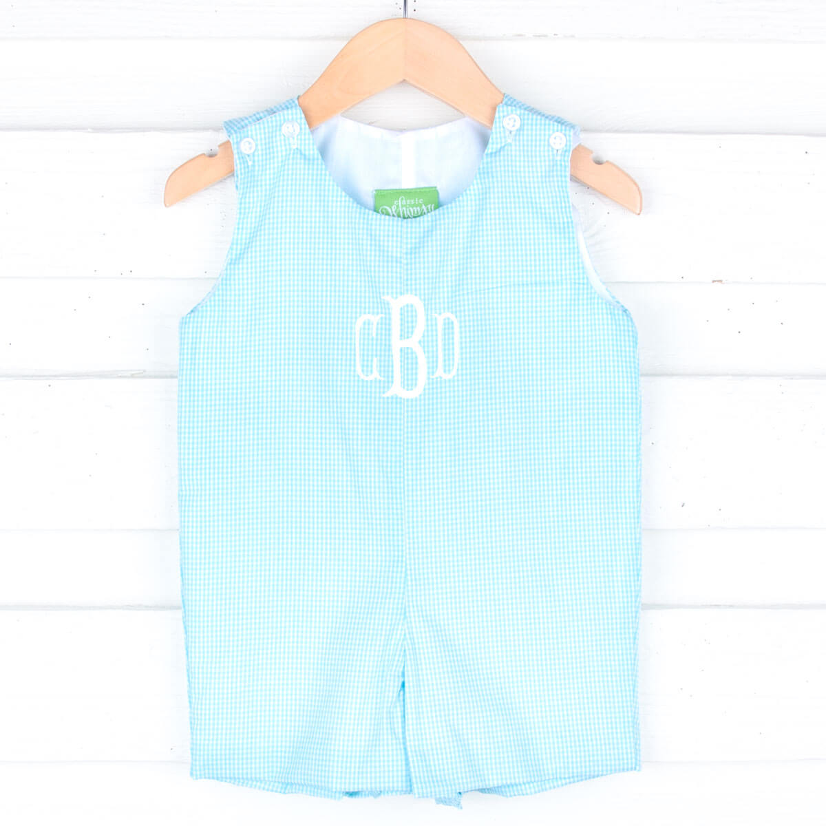 Versailles Mint Gingham Jon Jon