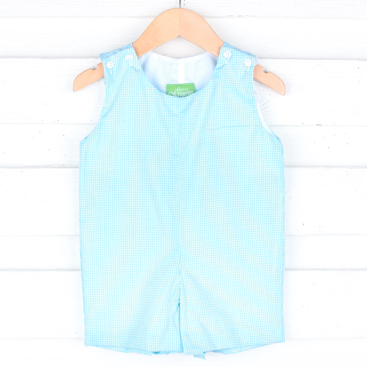 Versailles Mint Gingham Jon Jon