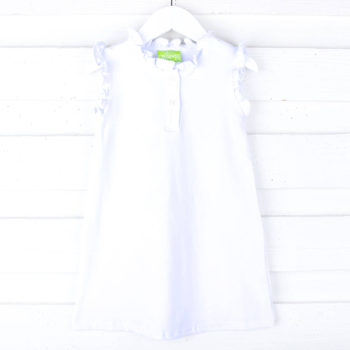 Solid White Nicole Dress
