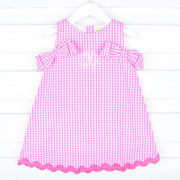 Pink Gingham Eleanor Dress