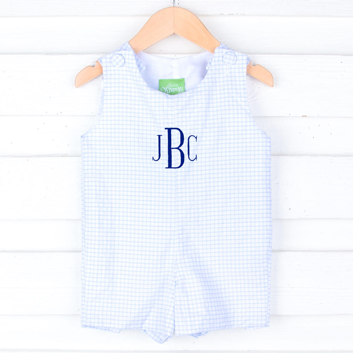 Summer Light Blue Windowpane Jon Jon