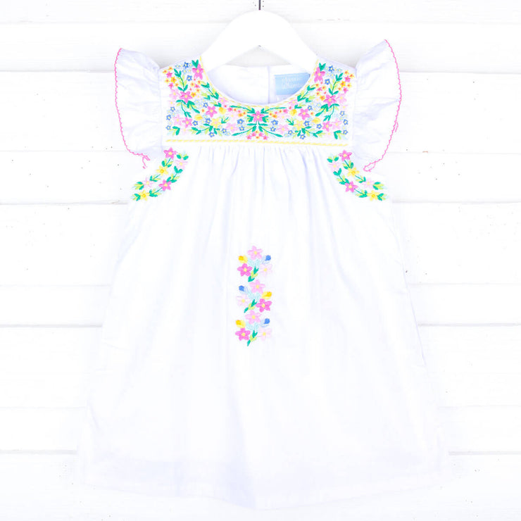 Fiesta Colorful Embroidered Dress