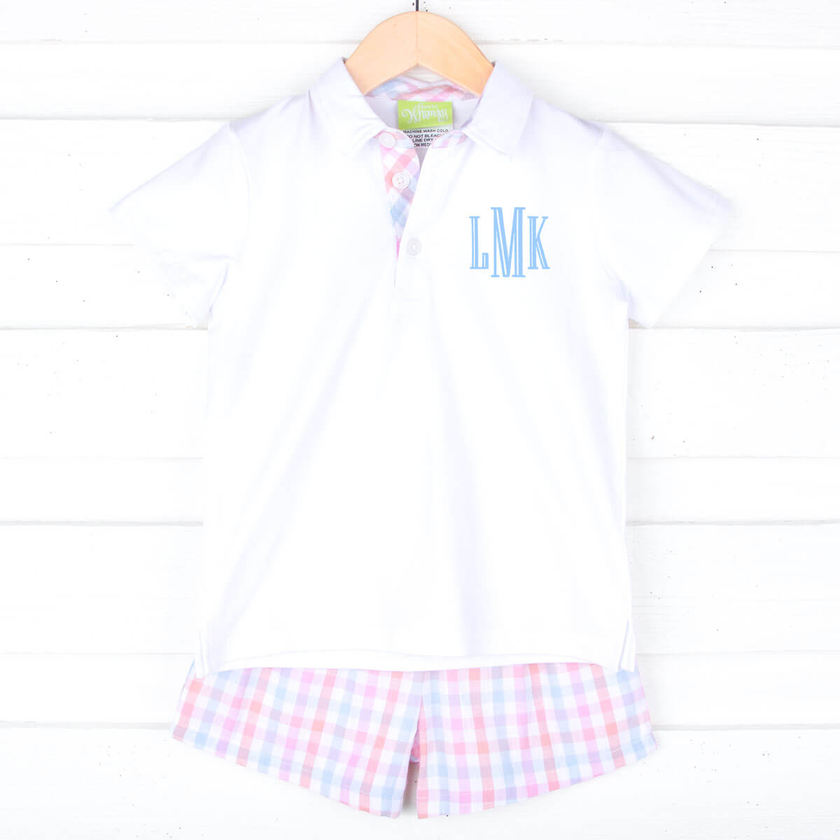 Pastel Check Short Set