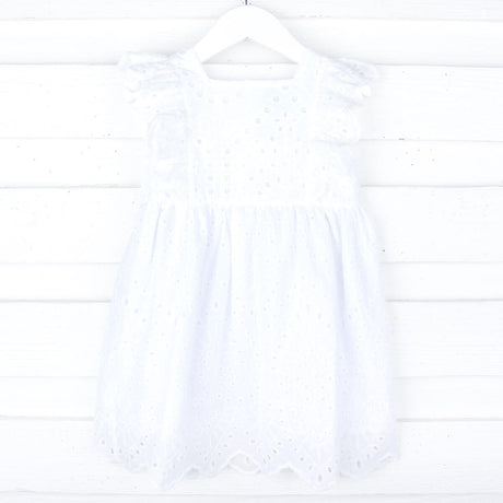 White Eyelet Dress