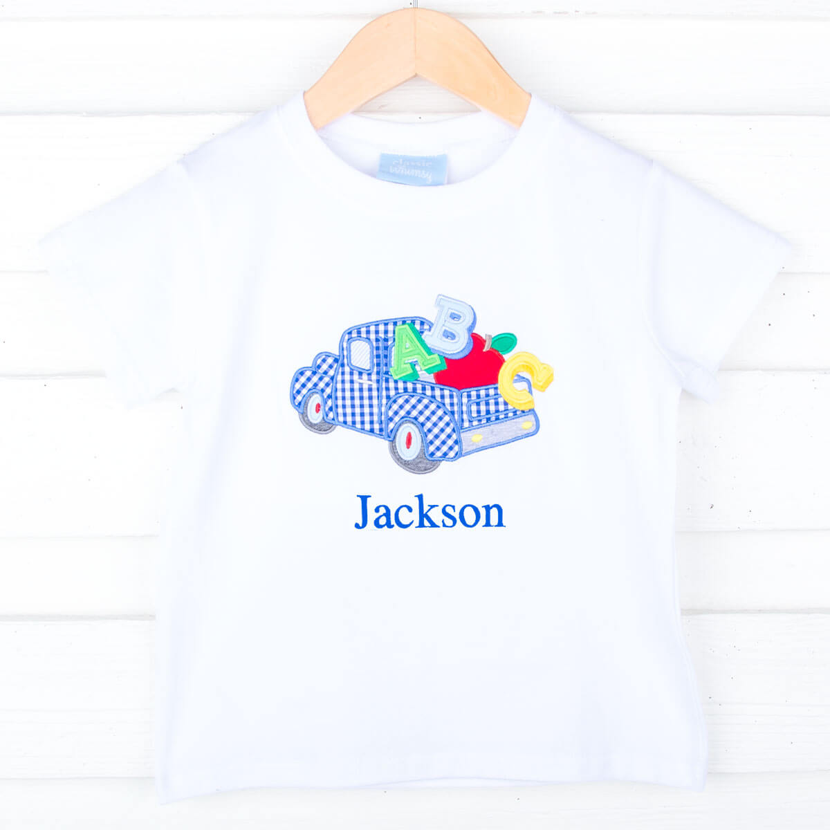ABC Truck White Short Sleeve Shirt
