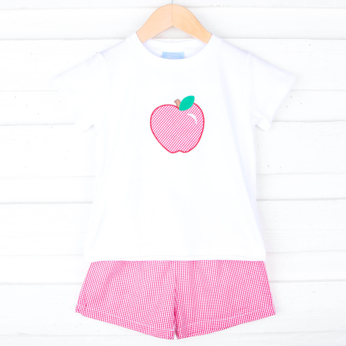 Sweet Apple White Short Set