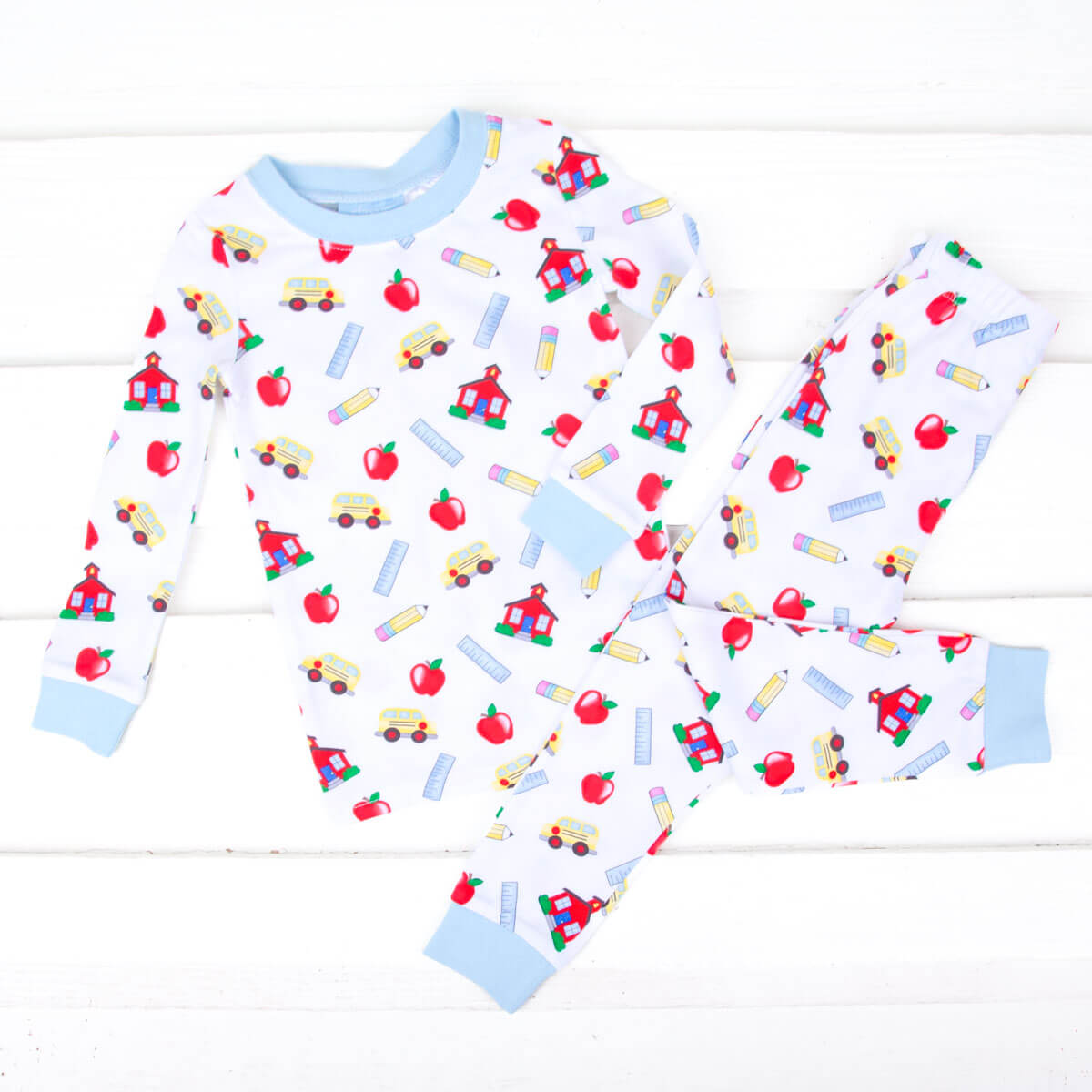 Back To School Print Pajamas